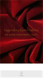 Mobile Screenshot of legendaryeventfabrics.com
